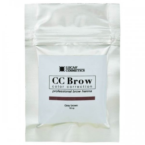 Хна для бровей CC Brow в саше серо-коричневая 10гр.